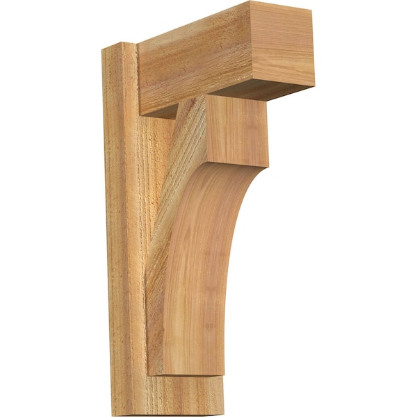 Ekena Millwork Westlake Block Rough Sawn Outlooker, Western Red Cedar, 6"W x 12"D x 20"H OUT06X12X20WTL05RWR - main